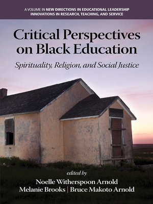cover image of Critical Perspectives on Black Education